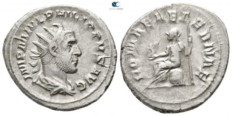 Philip I Arab AD 244-249. Rome
Antoninianus AR

23 mm., 4,07 g.



very f...