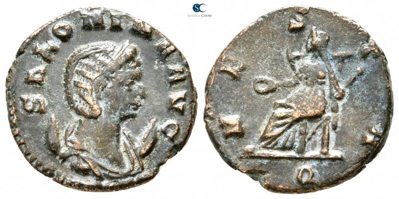 Salonina AD 254-268. Rome
Antoninianus Billon

18 mm., 3,18 g.



very fi...