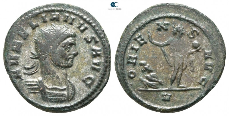 Aurelian AD 270-275. Siscia
Antoninianus Æ

22 mm., 4,94 g.



very fine