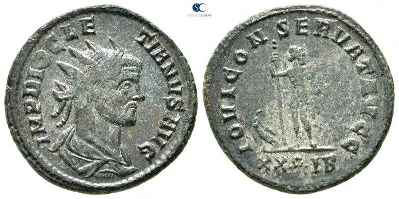 Diocletian AD 284-305. Rome
Antoninianus Billon

22 mm., 4,08 g.



very ...