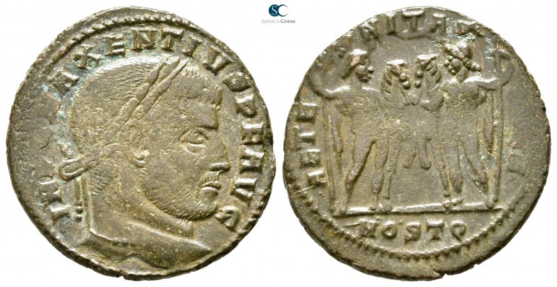 Maxentius AD 306-312. Ostia
Follis Æ

23 mm., 5,01 g.



nearly very fine...