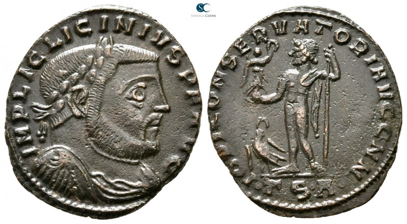 Licinius I AD 308-324. Thessaloniki
Follis Æ

25 mm., 3,52 g.



very fin...