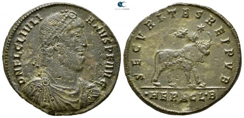 Julian II AD 360-363. Heraclea
Double Maiorina Æ

28 mm., 8,18 g.



very...