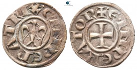 Enrico VI AD 1191-1197. Sicily. Messina. Denaro BI