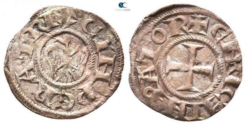 Enrico VI AD 1191-1197. Sicily. Messina
Denaro Ae

17 mm., ,61 g.



very...