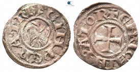 Enrico VI AD 1191-1197. Sicily. Messina. Denaro Ae