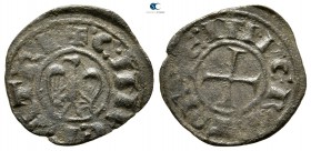 Henry VI and Constance AD 1194-1197. Kingdom of Sicily. Messina or Palermo. Denaro BI
