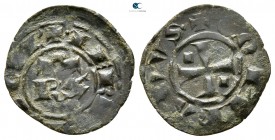 Conrad I AD 1250-1254. Kingdom of Sicily. Denaro Ae