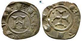 Manfredi AD 1258-1266. Kingdom of Sicily. Messina or Palermo. Denaro BI