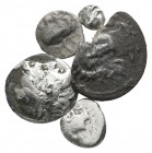 Lot of ca. 5 greek silver coins (2 of them foureé) / SOLD AS SEEN, NO RETURN!<br><br>fine<br><br>