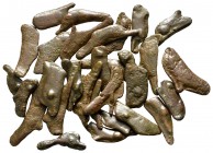 Lot of ca. 29 cast dolphins / SOLD AS SEEN, NO RETURN!<br><br>nearly very fine<br><br>