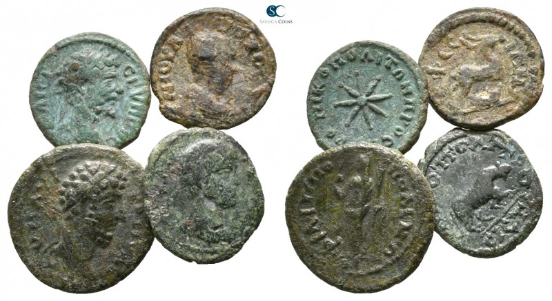 Lot of ca. 4 roman provincial bronze coins / SOLD AS SEEN, NO RETURN!

very fi...