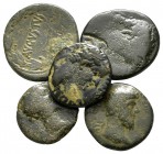 Lot of ca. 5 roman provincial bronze coins / SOLD AS SEEN, NO RETURN!<br><br>nearly very fine<br><br>
