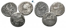 Lot of ca. 3 republican denarii / SOLD AS SEEN, NO RETURN!<br><br>very fine<br><br>