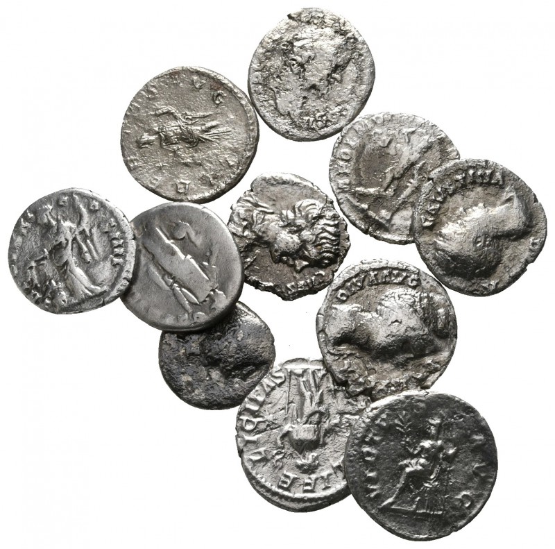 Lot of ca. 11 roman imperial denarii / SOLD AS SEEN, NO RETURN!

nearly very f...