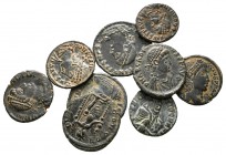 Lot of ca. 9 late roman bronze coins / SOLD AS SEEN, NO RETURN!<br><br>very fine<br><br>