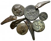 Lot of ca. 9 ancient bronze coins / SOLD AS SEEN, NO RETURN!<br><br>very fine<br><br>