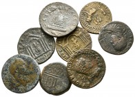 Lot of ca. 8 roman provincial bronze coins / SOLD AS SEEN, NO RETURN!<br><br>nearly very fine<br><br>