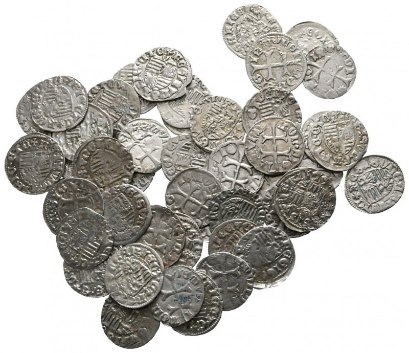 Lot of ca. 50 medieval silver coins / SOLD AS SEEN, NO RETURN!

very fine