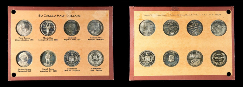 Complete Set of 1947 Charles Smith So-Called Half Dollars. Nickel Composition. M...