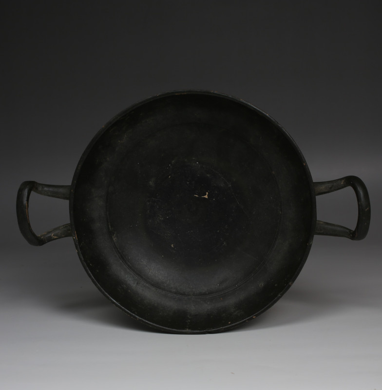 ITEM: Kylix
MATERIAL: Pottery
CULTURE: Greek
PERIOD: 4th Century B.C
DIMENSI...