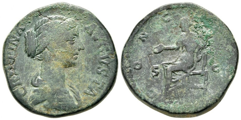 RULER: Crispina, wife of Commodus
DATE: 178 - 182 A.D
DENOMINATION: Sestertius...