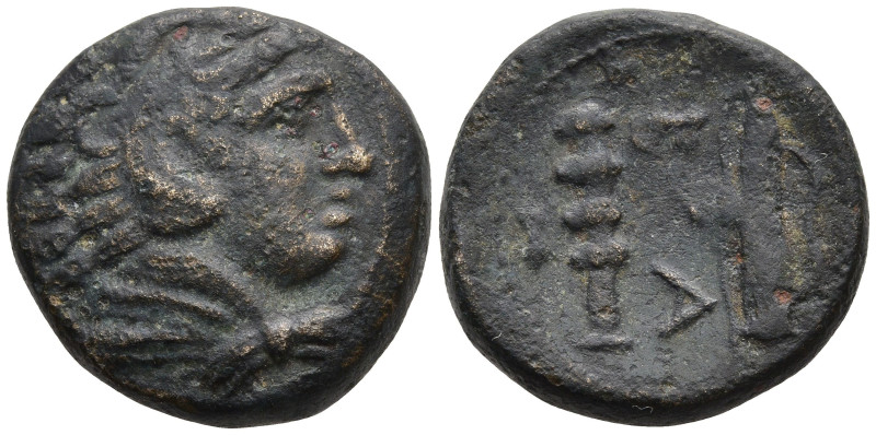 KINGS OF MACEDON. Alexander III "the Great" (Circa 336-323 BC)
AE Unit (18,1mm ...