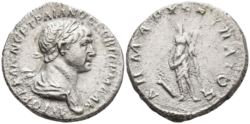 CAPPADOCIA. Caesarea. Trajan (98-117 AD)
AR Didrachm. (22.3mm 6.64g)
Obv: AYTO...