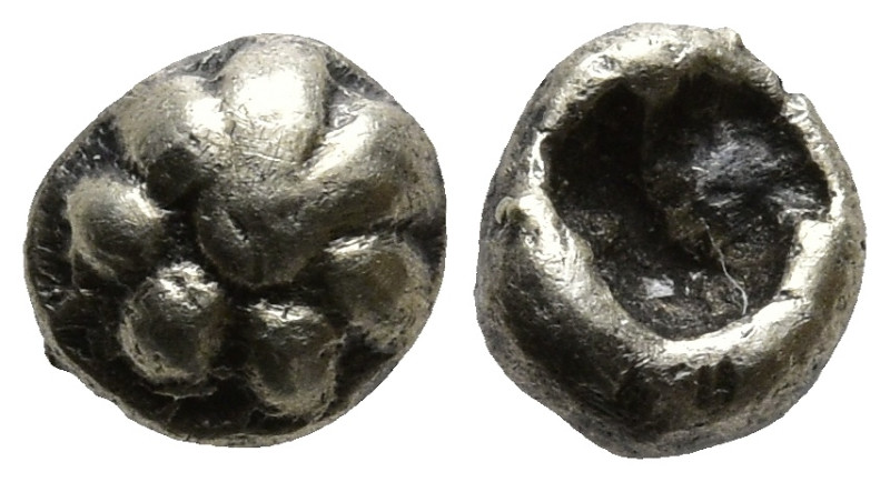 IONIA. Erythrai. (600-550 BC)
EL 1/48 Stater (4.7mm 0.2g)
Obv: Rosette
Rev: I...