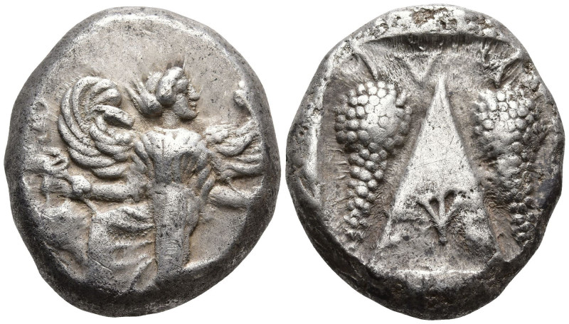 CARIA. Kaunos. (Circa 430-410 BC)
AR Stater (20,6mm 11,77g)
Obv: Winged female...