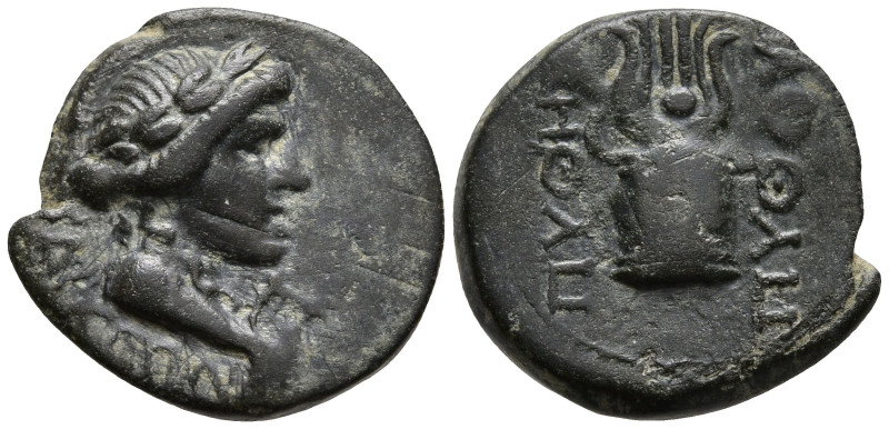 PHRYGIA. Laodicea ad Lycum. Pseudo-autonomous. Time of Tiberius (14-37 AD). Pyth...