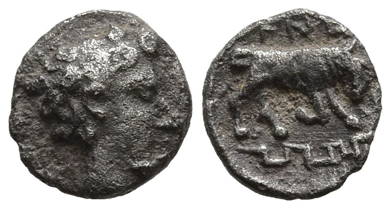 IONIA. Magnesia ad Maeandrum. (Circa 400-350 BC)
AR Tetartemorion (5,8mm 0,17g)...