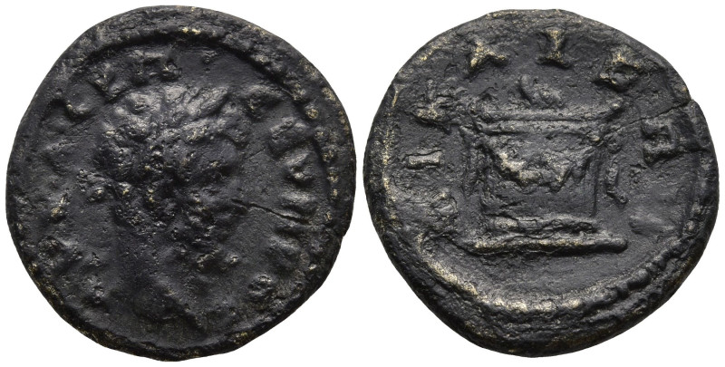 BITHYNIA. Nicaea. Septimius Severus (AD 193-211)
AE Bronze (17,8mm 2,7g)
Obv: ...