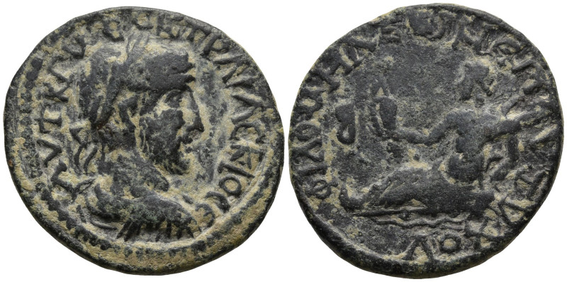 PHRYGIA. Philomelion. Trajan Decius.(249-251).
AE Bronze (25,9mm 8,1g)
Obv : A...