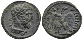 LYDIA. Thyateira. Pseudo-autonomous. (AD 2st century)
AE Bronze (15,5mm 2,58g)
Obv: Laureate head of Herakles right.
Rev: ΘΥΑΤЄΙΡΗΝΩΝ. Eagle standi...