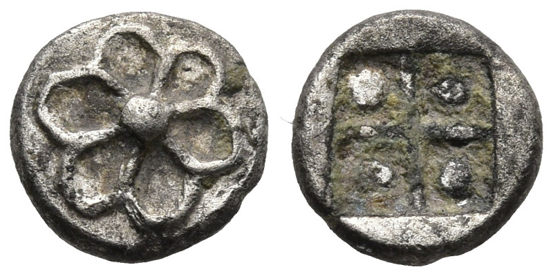 ASIA MINOR. Uncertain. (Late 6th-early 5th century BC)
AR Hemiobol (7mm 0.4g)
...