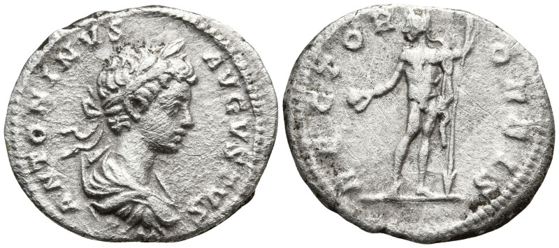 Caracalla (198-217 AD). Rome
AR Denarius (17,5mm 3,14g )
Obv: ANTONINVS AVGVST...