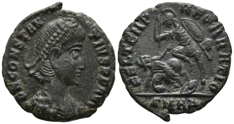 Constantius II (337-361 AD). Heraclea
AE Centenionalis (17.1mm 2.32g)
Obv: D N...