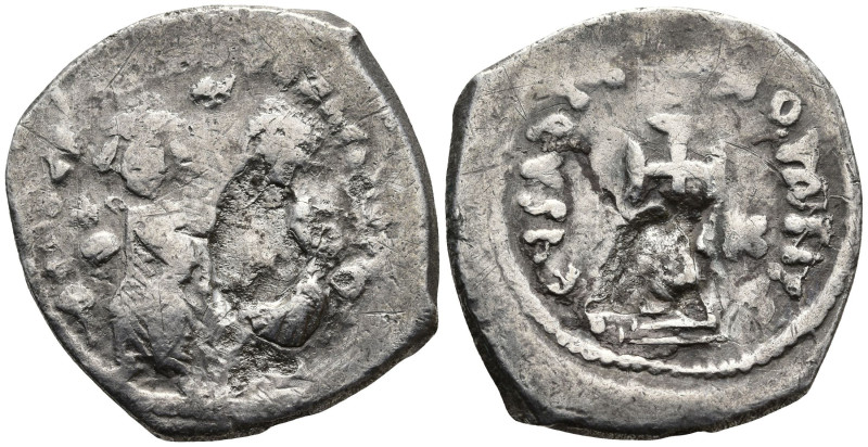 Heraclius, with Heraclius Constantine (610-641 AD). Constantinople
AR Hexagram ...