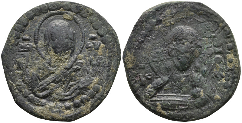 Anonymous, Attributed to Romanus IV (1068-1071 AD). Constantinople
AE Follis (2...