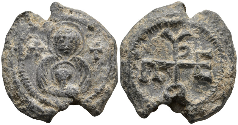 Byzantine Lead Seal
(12,7mm 26,3mm diameter)