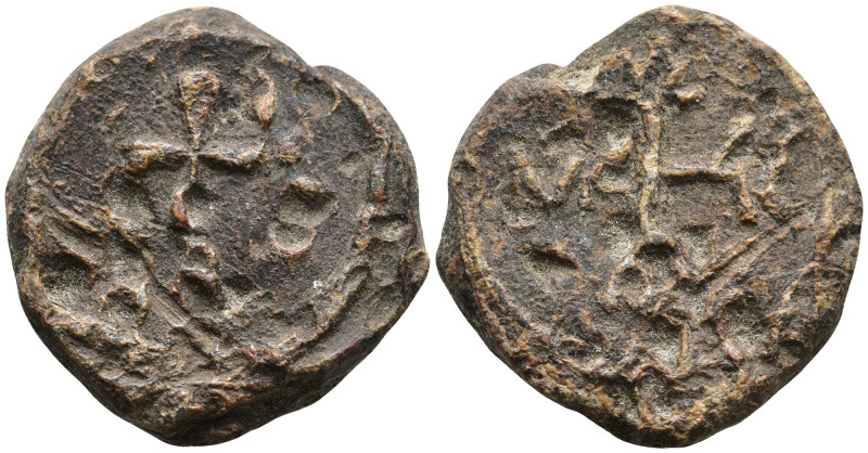 Byzantine Lead Seal
(12.63g 31mm diameter)