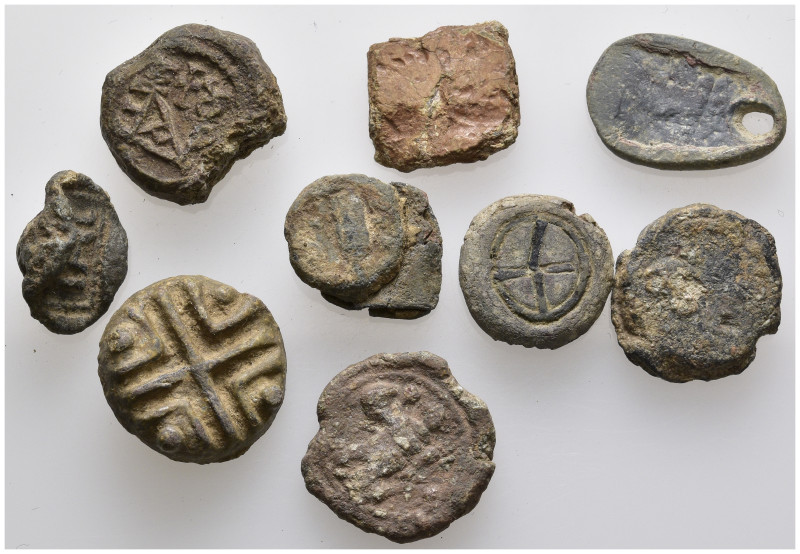 9 pieces ancient seals / SOLD AS SEEN, NO RETURN!