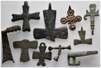 10 pieces Byzantine cross pendant / SOLD AS SEEN, NO RETURN!