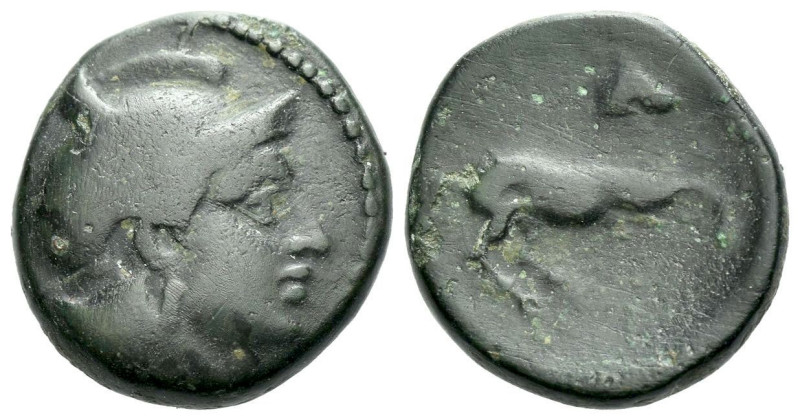 Thessaly, Skotussa Trichalkon circa III century, Æ 17.00 mm., 5.60 g.

Weakly ...