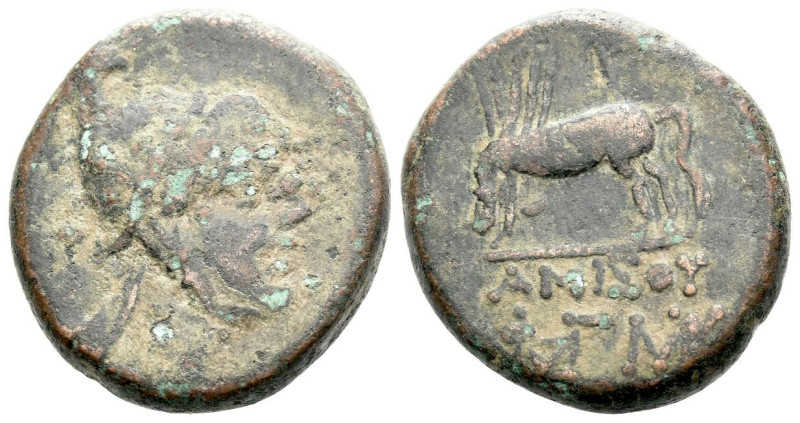 Pontus, Amisus Bronze circa 85-65, Æ 23.00 mm., 12.22 g.

About VF