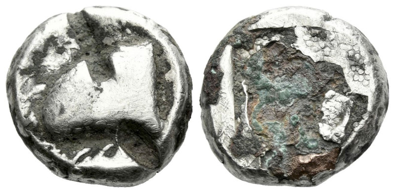 Paphlagonia, Sinope Plated drachm circa 490-425, AR 21.00 mm., 4.25 g.

Fine