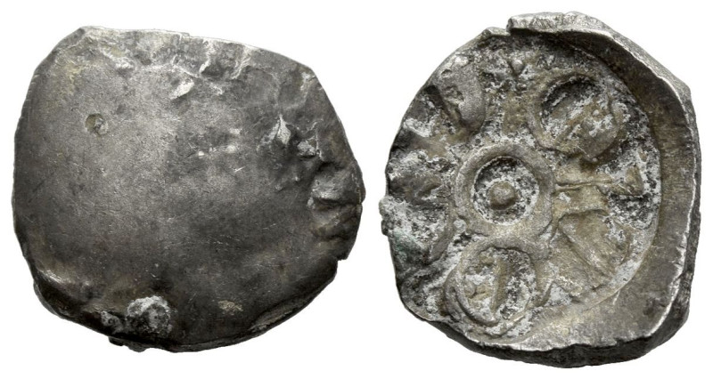 Parthia, India, Pre-Mauryan Karshapana circa IV century, AR 15.00 mm., 2.94 g.
...