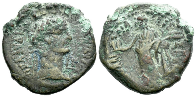 Egypt, Alexandria Trajan, 98-117 Diobol circa 98-117, Æ 26.00 mm., 12.49 g.

A...