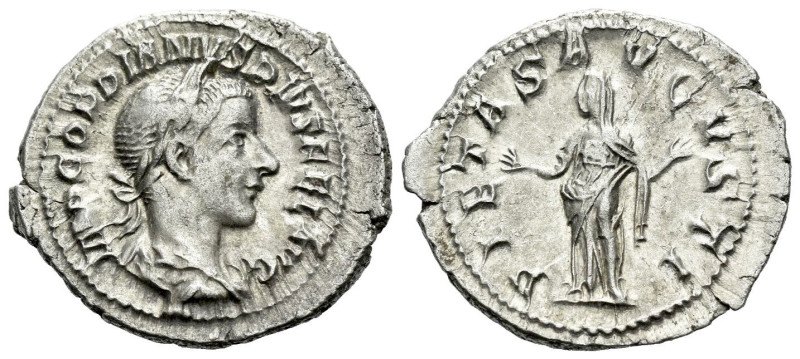 Gordian III, 238-244 Denarius Rome circa 238-244, AR 22.00 mm., 3.62 g.

About...